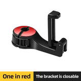 2-in-1 Hidden Headrest Phone Holder and Car Hook