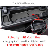 Smabee for BMW X1 IX1 2022 2023 BMW X2 IX2 Armrest Storage Box Stowing Tidying Console Organizer Accessories Armrest Storage
