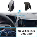 Wireless Charging Phone Mount for Cadillac ATS 2013–2019 Car Phone Holder CATUSIKI