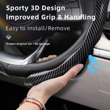 Steering Wheel Cover Carbon Fiber Snap-On for GWM Tank Car Interior Accessory Hocasen