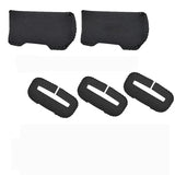 Suede Seat Belt Cover for Polestar 4 2024-2025 Car Interior Accessory LINGLUYANG black line