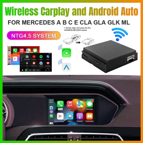 Wireless CarPlay Android Auto Retrofit Module for Mercedes-Benz CarPlay Retrofit Module LEXXSON