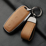 360 Degree Protection Metal Goatskin Car Key Case Cover For Audi A6 A7 A8 B9 A5 A4 8S 8W Q5 Q7 4M S5 S7 TT cars accessories