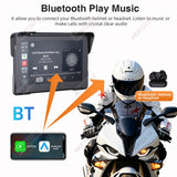 7Inch DVR Dashcam GPS with Wireless CarPlay Auto