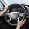 Carbon Fiber Steering Wheel Cover for Mitsubishi