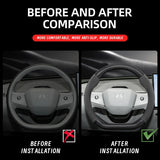 Suede Carbon Fiber Wheel Cover for Xpeng G6 G9 P7 M03 Car Interior Accessory Hocasen