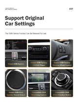 Wireless CarPlay Android Auto Screen for BMW 1 Series 2004-2012