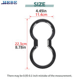 Interior Trim Cover ABS Alloy for Ford Mustang 2024 Car Interior Accessory HEBE