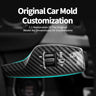 For BMW 5 Series F10 GT (2011-2017) Carbon Fiber Car Steering Column Shifter Cover Gear Shift Lever Auto  Interior Accessories