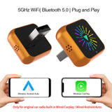 2in1 Wireless CarPlay Android Auto Adapter Universal