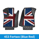 Luxury Leather Floor Mats for Smart 453 Fortwo (2 Pcs)