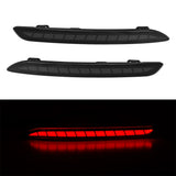 3-in-1 LED Rear Bumper Reflector for Honda Accord 23 LED Ambient Light MAGIC COLORM Smoked C