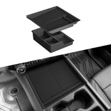 Chevy Silverado EV 2024-2026 Center Console Storage Box Tray Double-layer Organizer Accessories Tidying ABS 2PCS Car Interior