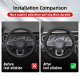 Breathable Carbon Fiber Wheel Cover for Jeep Wrangler