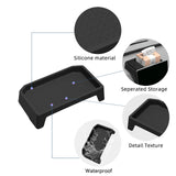 Toyota RAV4 2026 Car Dashboard Storage Tray Display Screen Rear Storage Box Silicone Tray Organizer Accessories Black Car Int