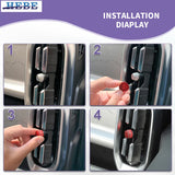 Vent Trim Ring Aluminum Alloy for Chery T2 2023 Car Interior Accessory HEBE