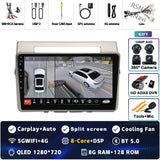 2K QLED Android 15 Head Unit for Toyota Corolla Verso 2004–2009