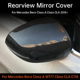 Mercedes Benz Class A W177 CLA Class C118 Rearview Mirror Cover Protective Shell Anti-Collision Accessory Car Interior Access