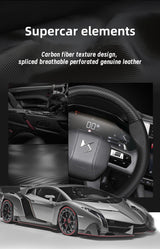 Matte Carbon Fiber Wheel Cover for DS 3 4 5 7 Car Interior Accessory Hocasen