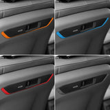 Front Seat Rear Panel Decoration Cover Trim Stickers for BMW X3 G485 G48 Car Interior Accessory OEM
