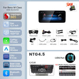 Android 15 Multimedia Head Unit for Mercedes M-Class W166