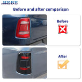 Smoky ABS Taillight Cover for Dodge RAM 1500 Car Interior Accessory HEBE