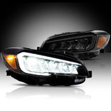 LED Headlights Chrome for Subaru WRX 2015-2021