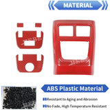 Interior Trim Cover Red Carbon Fiber for Chrysler 300C Car Interior Accessory HEBE
