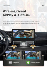 12.3 Inch Wireless CarPlay Android Auto Screen for Mercedes E-Class