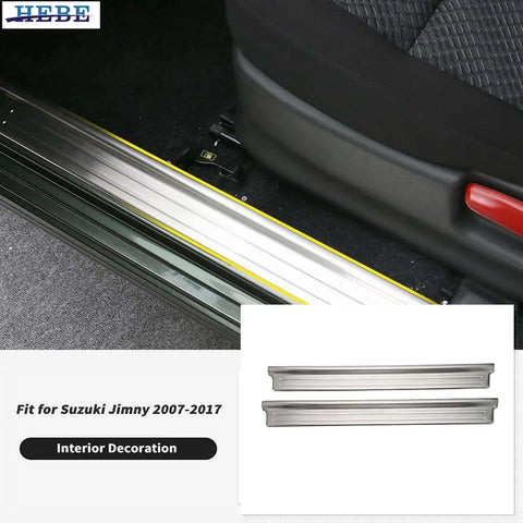 Stainless Door Sill for Suzuki Jimny 2007-2017 Car Interior Accessory HEBE