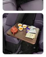 Leapmotor C10 C16 Car Floating Table Tray Rotatable Square Desk For Dining Table Office Tea Interior Accessories Car Interior
