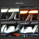 Full LED Projector Headlights S650 Style Mustang Car Interior Accessory VLAND