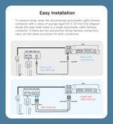 USB CarPlay Android Auto Adapter Hub for Mazda Retrofit