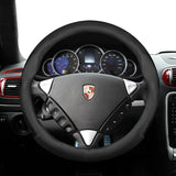 Ultra-Thin Leather Wheel Cover for Porsche Cayenne 911 Car Interior Accessory Hocasen