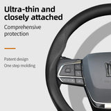 Ultra-Thin Leather Steering Wheel Cover for Toyota Crown Car Interior Accessory Hocasen