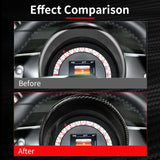 Carbon Fiber Dashboard Screen Trim for Smart 453 Car Interior Accessory OEM