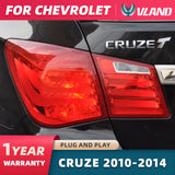 LED Taillight Assembly Amber for Chevy Cruze 10-14 LED Ambient Light VLAND