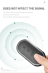 Aluminum Alloy Goatskin Car Key Case Cover For HUAWEI Aito M5 M7 2022 Car Key Case Protect Fob