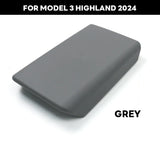 TPE Soft Case Center Console Lid Armrest Cover for Tesla Model 3 Highland 2024 and Model Y Juniper Launch 2025-2026