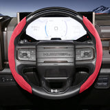 Split Snap-On Suede Steering Wheel Cover for GMC
