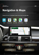 12.3 Inch Wireless CarPlay Android Auto Display for BMW X5 E70
