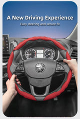 Wave-Shaped Sport Steering Cover for Proton
