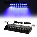 Universal 9 LED Strobe Warning Light Dashboard