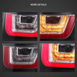 LED Tail Lights Clear Lens for Toyota FJ Cruiser Car Interior Accessory Vland