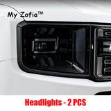 For Chery Jetour T1 2024 2025 Smoked Black Headlight Film Car Headlamp Protective Film OEM A