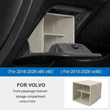 Driver Lower Storage Box for Volvo S90 XC90 V90 Car Interior Accessory LINGLUYANG