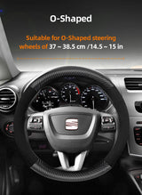 Non-Slip Suede Matte Carbon Cover for Seat Leon Arona Car Interior Accessory Hocasen