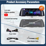 10.25-inch Touchscreen Android Head Unit for BMW 5 Series Android Head Unit OEM
