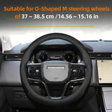 Land Rover Ultra-Thin Leather Steering Wheel Cover Brown