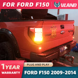 Vland Sequential LED Tail Lights for Ford F-150 09-14 Car Interior Accessory Vland